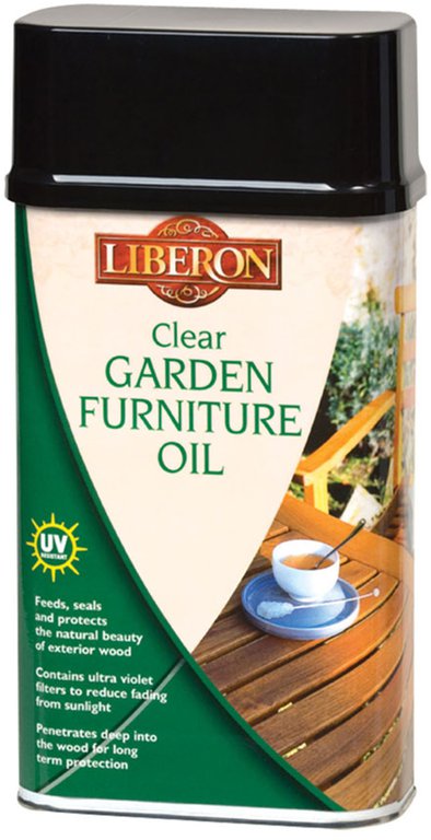 Garden Furniture Oil Liberon (Clear, 1L) - diyclick2buy.com